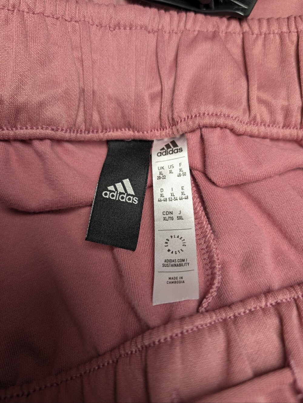 adidas Women's Pink Wide-Leg Pants XL - Picture 2 of 7